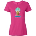 thumbnail image 3 of Inktastic Keep It Cool Melting Earth Ice Cream Cone Women's T-Shirt, 3 of 5