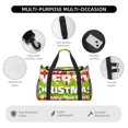 thumbnail image 4 of Easygdp Merry Christmas Bolsa de Gimnasio, Bolsa de Viaje Duffel, Bolsa de Fin de Semana con Compartimentos, Bolsa de Mano para Noche, 4 of 7