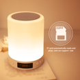 thumbnail image 5 of PAVEOS - Reloj despertador inteligente con FM y cambio de color, pequeño altavoz Bluetooth nocturno, ajuste de brillo de tres niveles, seis efectos de cambio de color, apto para exteriores,, 5 of 5