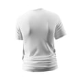 thumbnail image 5 of APEXFWDT Men's Muscle Fit Workout Shirts Short Sleeve Basic Athletic T-Shirts,L,White, 5 of 8