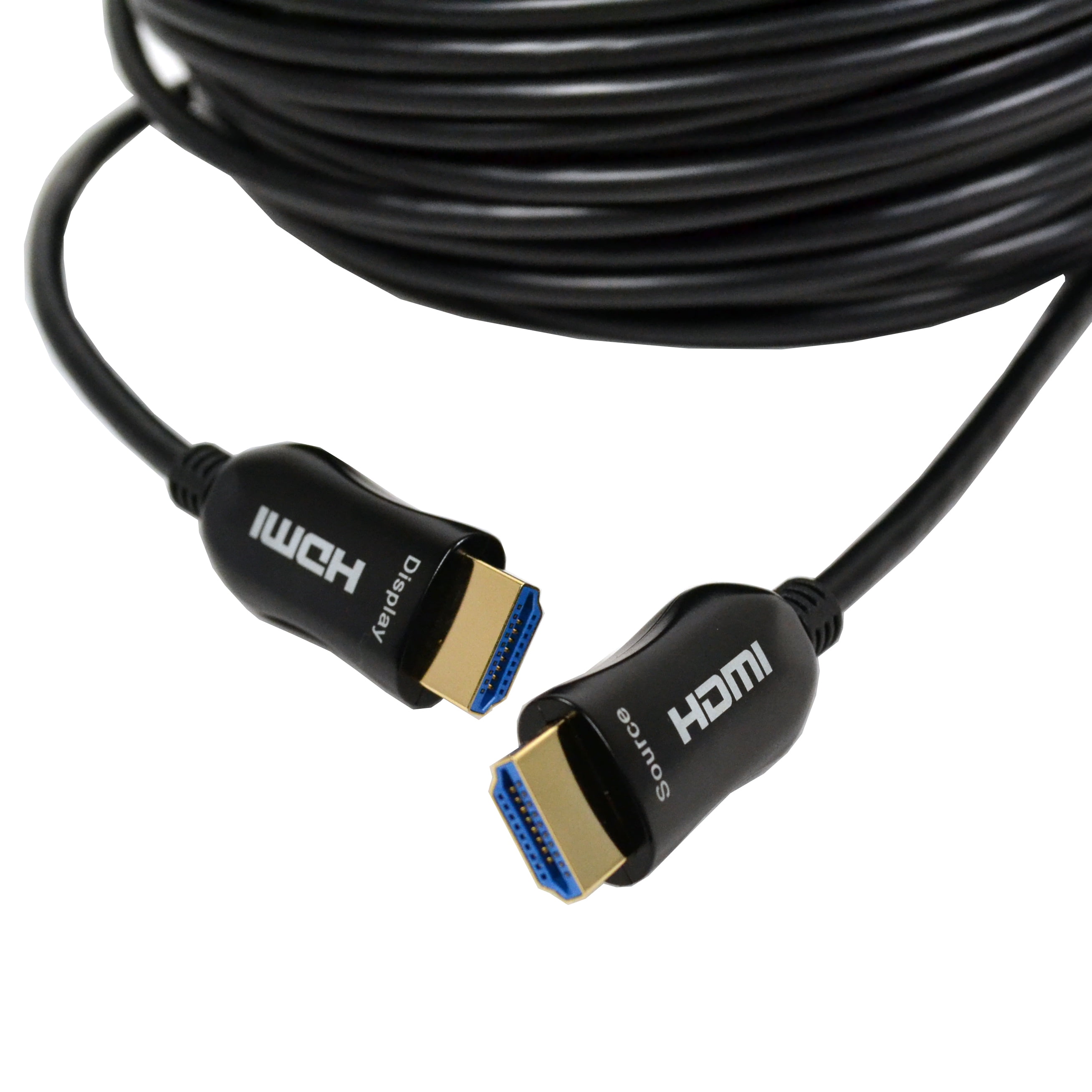 Logico FIBER OPTIC HDMI CABLE 4K – HDMI a/b Compliant, HDCP Super High-Speed, Ultra HD HDMI ARC cable with HDR. Perfect for HDTV/Projector/Home Theatre/Roku TV/Apple TV/Video Game Console -