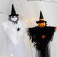 thumbnail image 4 of Muñeca de calabaza de Halloween, muñeco decorativo delicado de alta calidad aplicable a múltiples escenarios, amigable con la piel, 4 of 4