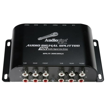 Audiopipe Multi-audio Amplifier 3 Rca Outputs W/bulit In 10v Line (Best Stereo Amplifier 2019)