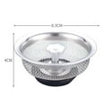 thumbnail image 6 of Kitchen Sink Filter Rustproof High-density Stainless Steel Mesh Bath Drain Stopper for Restaurant, 6 of 7