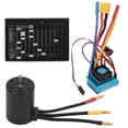thumbnail image 2 of 3650 Brushless Motor, Brushless Motor ESC Kit Good Heat Dissipation Waterproof  For 1/8 RC Car, 2 of 8