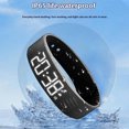 thumbnail image 5 of RENDZJ Vibrating Alarm Wristband Waterproof Alarm Clock Watch for Men & Women (Black), 5 of 9