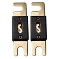 thumbnail image 1 of Anl Fuse 200A 200 Amp For Car Vehicle Marine Audio Video System Gold 2 Pack (200 Amp), 1 of 4
