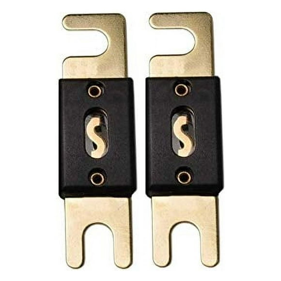 Anl Fuse 200A 200 Amp For Car Vehicle Marine Audio Video System Gold 2 Pack (200 Amp)