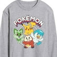 thumbnail image 3 of Pokémon - Scarlet & Violet Starters - Men's Long Sleeve T-Shirt, 3 of 5