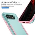 thumbnail image 2 of AIOVETEAB Defender Case Designed for Google Pixel 9a case, Heavy Duty Shockproof Rugged Protective Bumper Cover for Google Pixel 9a (Green Pink), 2 of 6