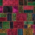 thumbnail image 1 of Ahgly Company Indoor Square Abstract Dark Brown Oriental Area Rugs, 5' Square, 1 of 6