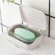 thumbnail image 2 of KDJ ABS + PP Plastic Soap Dish Holder with Detachable Design, White, 13.3x8.5x5cm, for Bathroom, Kitchen, Travel, Effective Soap Preservation and Ventilation, 2 of 4