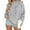 Light Heather Gray, variant on Zeagoo Hoodies for Women Loose Fit Casual Long Sleeve Hoodie Pullover Tops Hooded Sweatshirt Fall Oufits Winter Clothes 2025