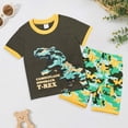 thumbnail image 2 of Taybagh First Birthday Outfit Pattern O Neck Tops Shorts Clothes 2 Pieces Summer Boy Stretch Set Activewear, 2 of 6