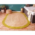 thumbnail image 2 of Chouhan Rugs Natural JuteYellow Bordered Rug Bohemian Rug Decor Rug Handwoven Rug Custom Rug Decorative Rug, 2 of 6