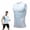 White -AG08, variant on Compression Shirt Men Slimming Body Shaper Vest Crewneck Workout Shirts Tummy Control Undershirts Gray S