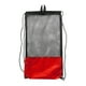 thumbnail image 5 of Bolsa de Buceo Zulema Mochila de Viaje de Malla con Cordón para Bucear Rojo y negro, 5 of 8