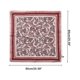 thumbnail image 4 of Bufanda de Impresión Floral de 1 Pcs de Bargains Únicos 25.59"x25.59" Vermilion Blanco, 4 of 5