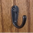 thumbnail image 3 of GlideRite 1-3/4 in. Classic Small Single Wall Coat Hooks, Oil Rubbed Bronze, Pack of 25, 3 of 3