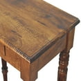 thumbnail image 4 of Artisan Furniture Solid Wood Chestnut Turned Leg Writing Desk, 4 of 8