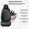 thumbnail image 5 of Wartlyen Full Set Seat Covers Fit for NISSAN ALTIMA 2024 Durable Leather Spill Protection Vehicle Specific Driving Comfort Seat Belt Compatible, 5 of 5