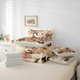 thumbnail image 6 of Homewish Teenagers Girls Gradient Flying Butterflies Bedding Comforter Set 7-Piece,Chic Floral Flowers King Bedding Sets,Vintage Aesthetic Ultra Soft Bed Sheets,Lightweight Room Decor,Reversible, 6 of 8