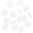 thumbnail image 4 of 60pcs Clear Plastic Chain Connector Replacement Vertical Roman Roller Blind Ball Chain Cord Connector Clips for Beaded Chain for #10 or #6 Roller Shades and Vertical Blinds, 4 of 8