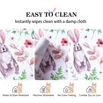 thumbnail image 6 of Easter Tablecloth Rectangular, Spring Bunny Floral Table Cloths for Indoor Outdoor, Waterproof Stain Resistant Polyester Table Covers for Easter Dinner Picnic Party Decorations, 60 x 120 Inch, 6 of 6