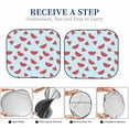 thumbnail image 6 of Sikiie Watermelon Print Foldable Car Windshield Sun Visor, Car Window Sunshade Suitable for Sedan, SUV and Truck Car Accessories-Small, 6 of 6