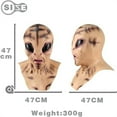 Cosplay Costume Props 3D Realistic UFO Alien Scarry Visible Latex