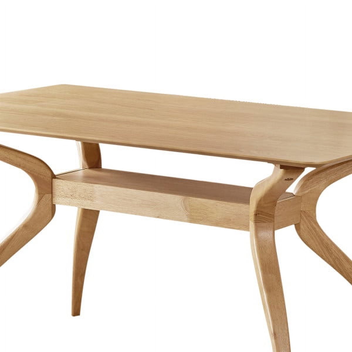 Bellamy Studios Nollman Indoor Dining Table, Natural Oak