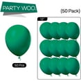 thumbnail image 6 of Dark Green Balloons 50 pcs 12 Inch and 120 pcs 5 Inch Hunter Emerald Forest Green Latex Helium Balloons for Graduation Christmas Mardi Gras Jungle Safari Birthday Party Decorations Green-F14, 6 of 12