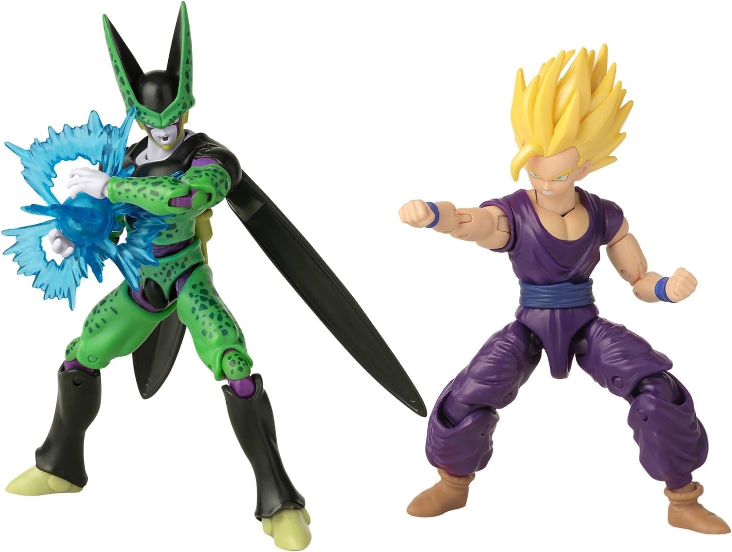 DRAGON BALL Z Flash Super Saiyan Vegeta, Goku & Broly 4” Figure 3