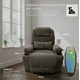 thumbnail image 4 of Sillón Eléctrico Reclinable Elevador, masajeador y calefacción color Gris Living Essentials, 4 of 7