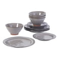 thumbnail image 2 of Gibson Elite Terranea Service de table 12 pièces Gris Terre cuite, 2 of 9