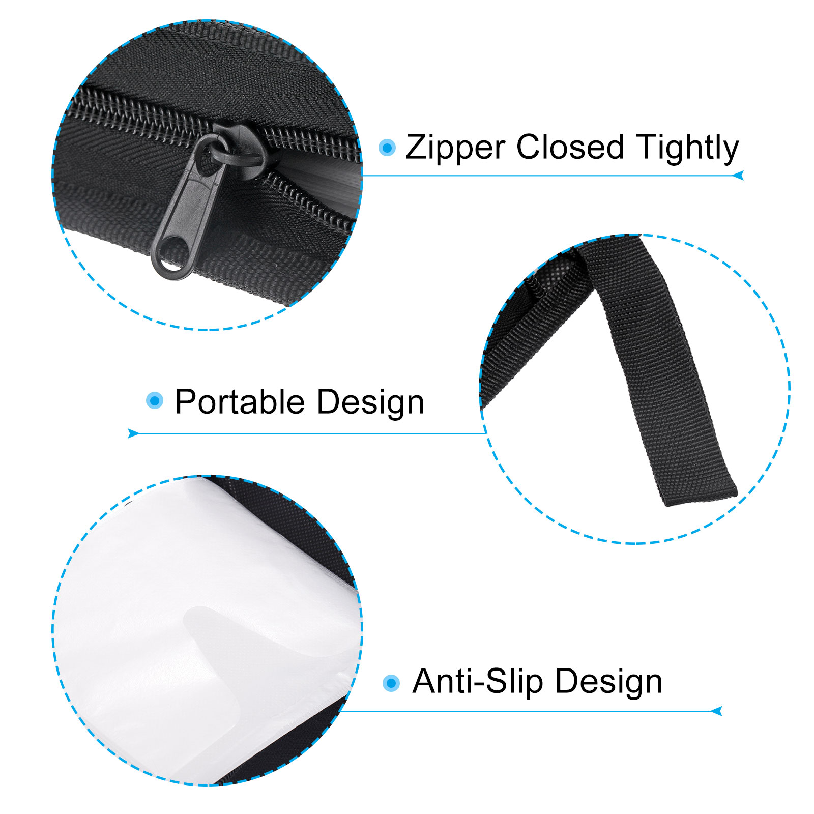 Unique Bargains Durable CD and Disk Storage Dividers Organizer for Media Black
