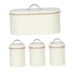 thumbnail image 2 of 4 botes de cocina para encimera, , contenedor de almacenamiento de pan decorativo hermético, contenedor de pan para té, azúcar, harina,, 2 of 9