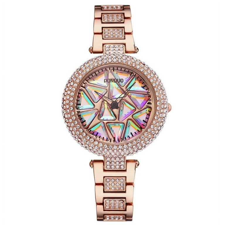 Women Watch Creative Wristwatch Lady Clock Rotate Fashion Wristwatches Clock Montres Femme Reloj Mujer