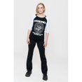 thumbnail image 2 of Ramones - Camiseta First World Tour 1978 Raglan para Mujer (Negro, Blanco), 2 of 3