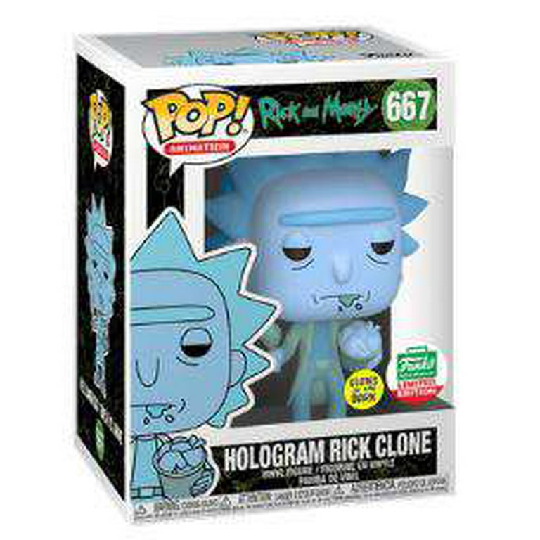 結婚祝い Funko Rick & Morty POP! Animation Hologram Rick Clone Vinyl フィギュア・コレクタードール