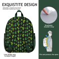 thumbnail image 5 of Lightweight School Bag Featuring Watercolor Cactus Art, Cute Small Backpack for School and Travel, 5 of 6