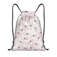 thumbnail image 1 of Gaeub Cute Bow Tie Drawstring Backpack Bag Sport Gym Sackpack Heavy Duty String Backpack for Men Women-Medium, 1 of 6