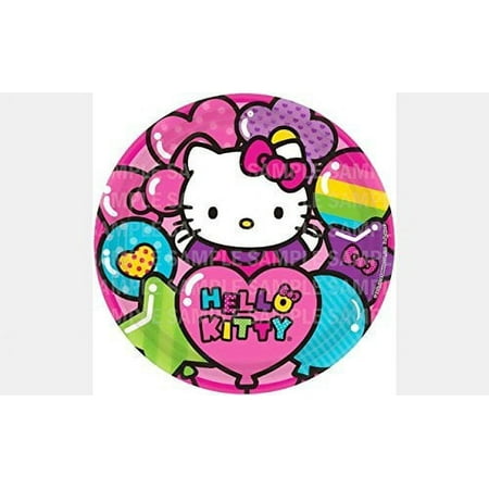 Hello Kitty Rainbow Balloon Birthday Cake Topper, by HGC