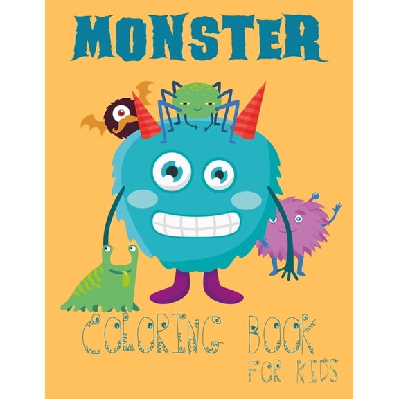 Monster Coloring Book for Kids: A Fun Coloring Activity Book, (Paperback)