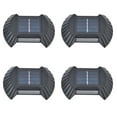 thumbnail image 3 of Outdoor 4 Sets Solar Wall Light Waterproof Multifunctional LED Solar Wall Light for Patio Yard Garden Outdoor Driveway, 3 of 8