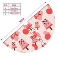 thumbnail image 3 of Sikiie Milk Tea 30-48 inches {designName} Print Christmas Tree Skirt Snowman Xmas Tree Skirt with Edge Christmas Decorations for Holiday Party30", 3 of 7