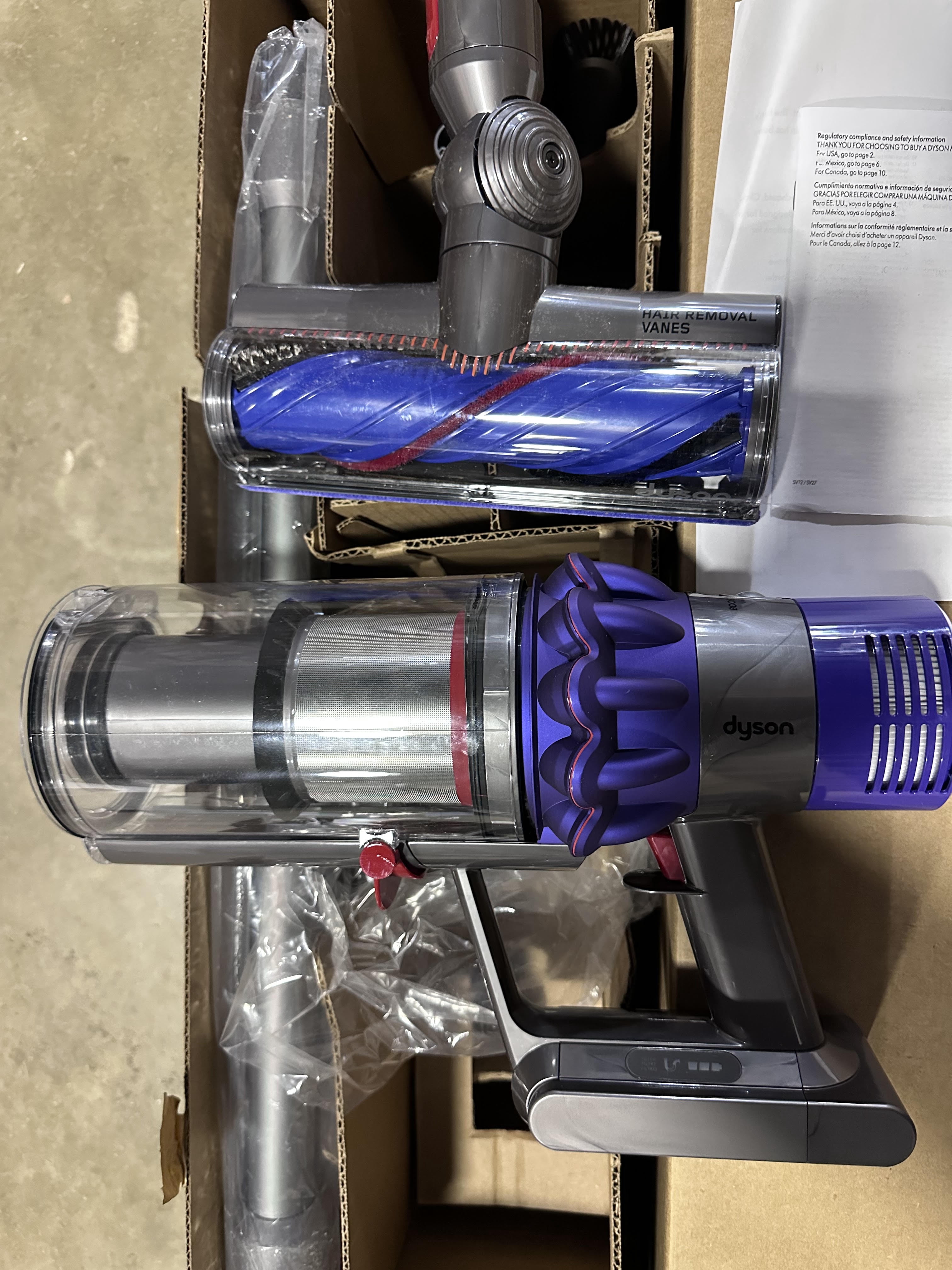 Pre-Owned Dyson Cyclone V10 Animal Cordless Purple Stick Vacuum Cleaner