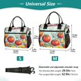 thumbnail image 4 of FORMRS Insulated Lunch Bag Unisex Large Capacity with Shoulder Strap, Blue Tomatoes, 4 of 6