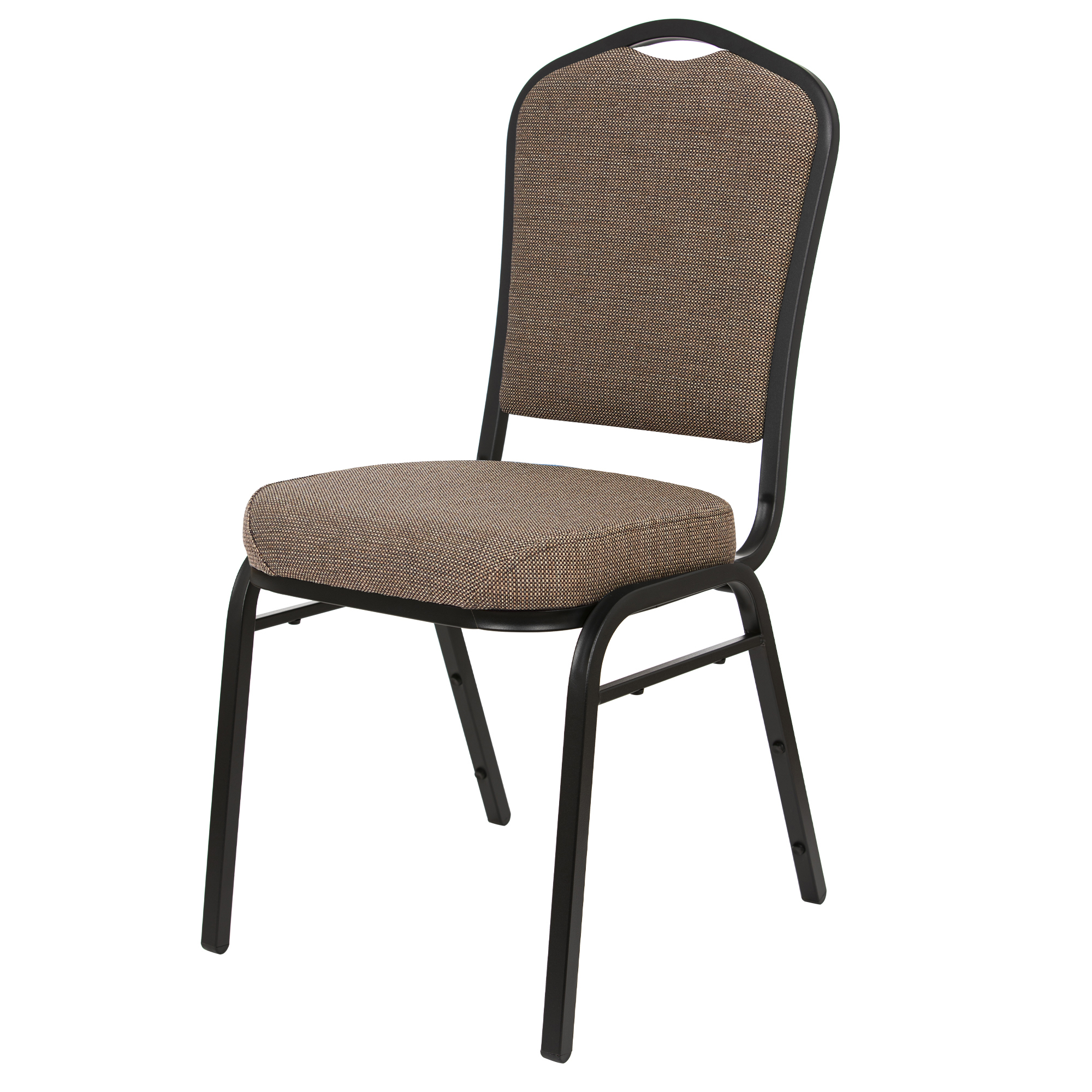 Hampden Furnishings Lila Collection Fabric Banquet Chair, Natural Taupe, Pack of 2
