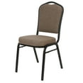 thumbnail image 4 of Hampden Furnishings Lila Collection Fabric Banquet Chair, Natural Taupe, Pack of 2, 4 of 9